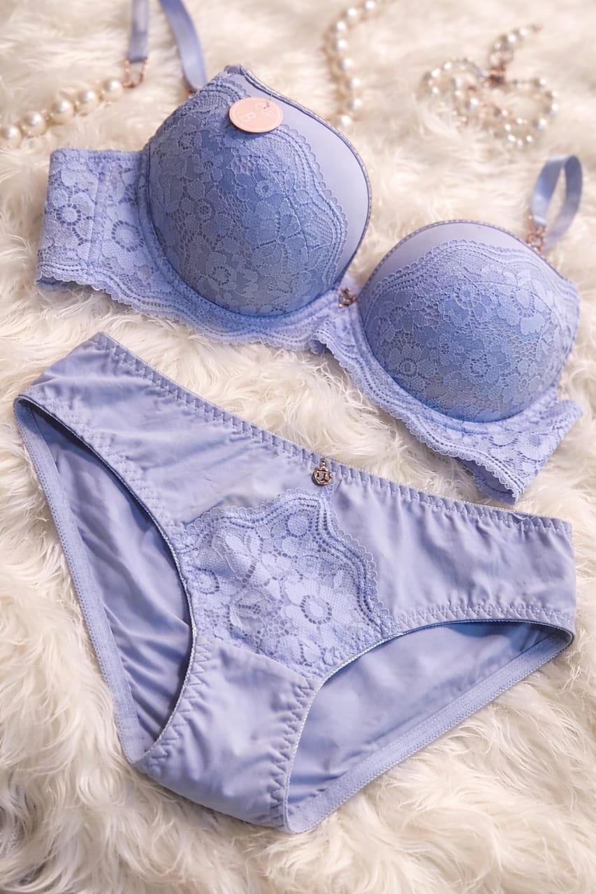 Premium Padded Bra & Panty Set – Push Up Fit & Elegant Style