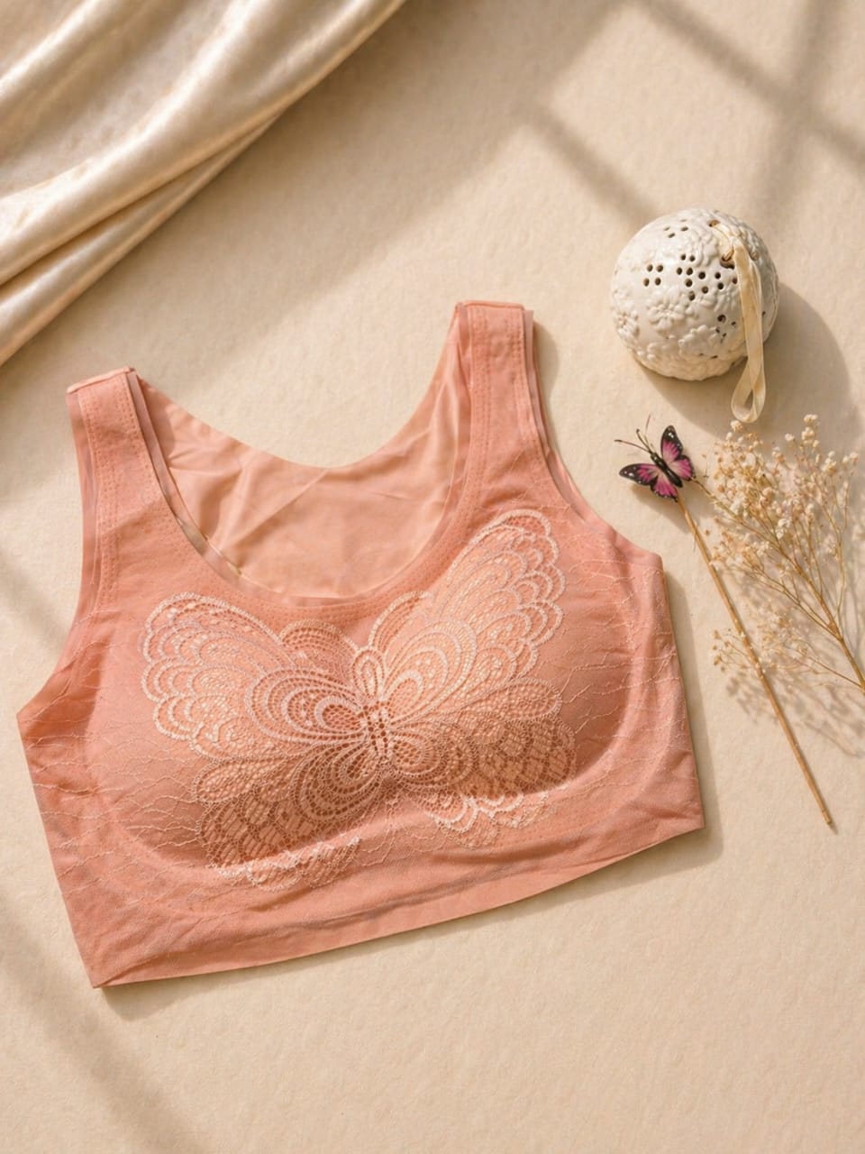VELA Secret Front Closure Bra – Light Padded & Comfortable Fit