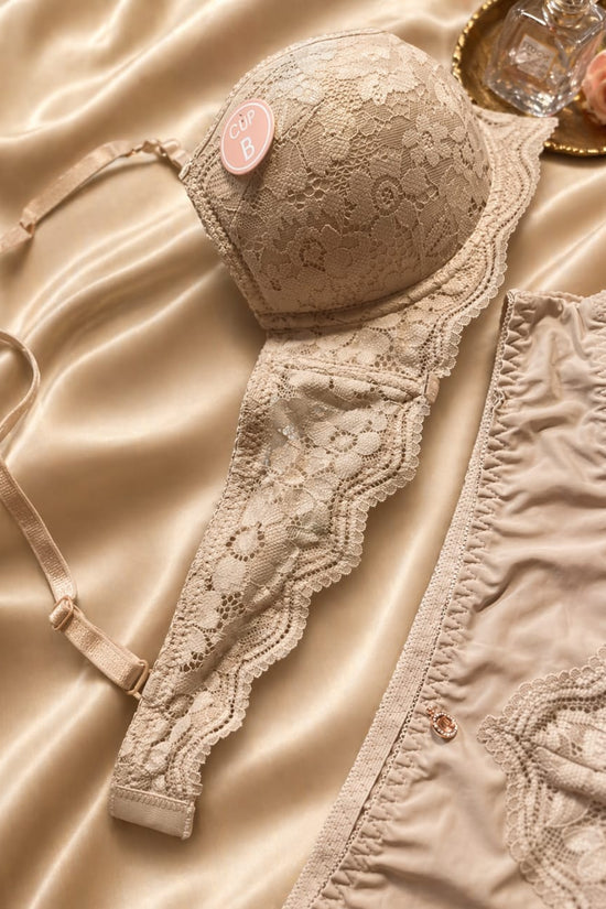 Premium Padded Bra & Panty Set – Push Up Fit & Elegant Style